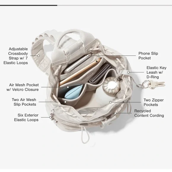 Dagne Dover Onyx Drawstring Backpack - Picture 5 of 9